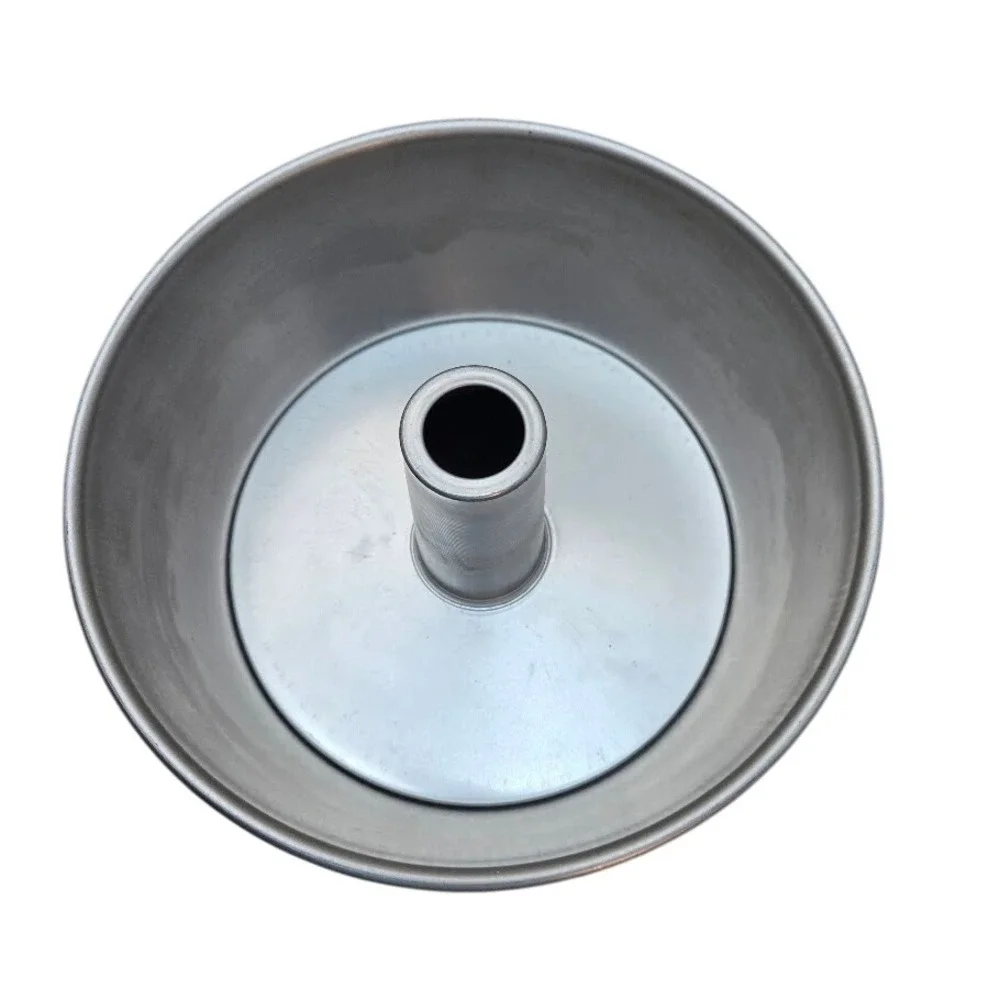 Vintage Aluminum‎ Angel Food Cake Pan 2 Piece Tube Baking Mold Set